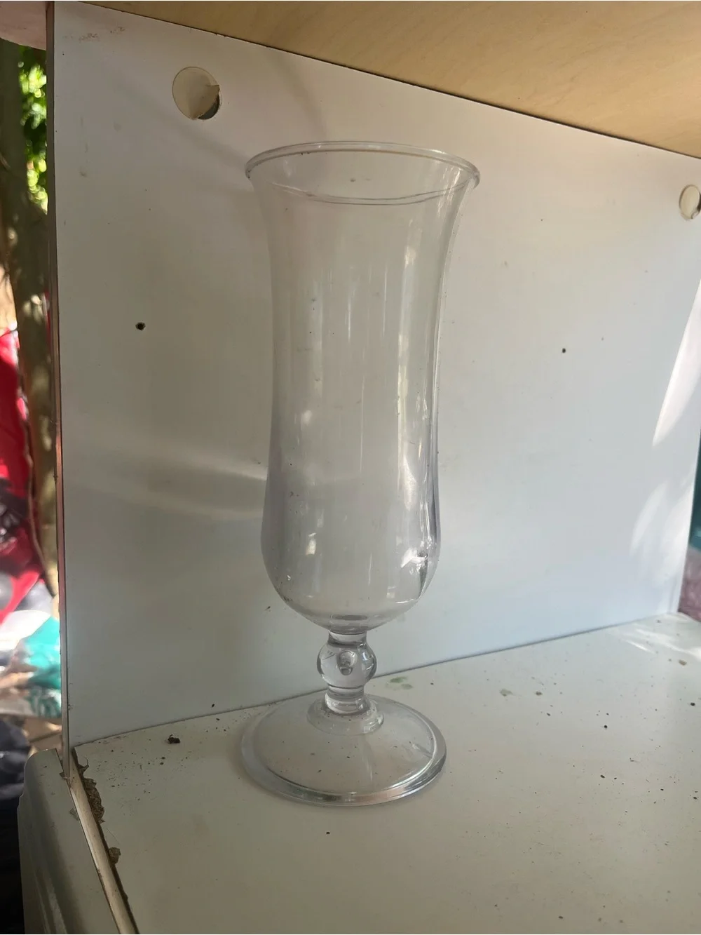 Clear Glass Hurricane Vase - Home Accents